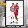 Aliyah Boston joins Tamika Catchings as the second Fever player to win WNBA Rookie Of The Year Poster Canvas
