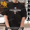 American League Champions 2023 Texas Rangers Logo New T-Shirt