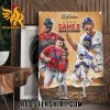 Arizona Diamondbacks Vs Texas Rangers Game 2 World Series 2023 MLB Poster Canvas
