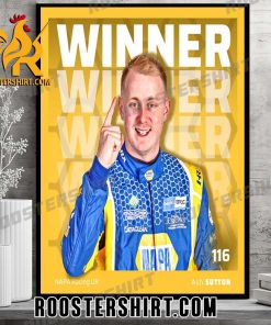 Ashley Sutton Takes The Win In Round 29 BTCC Champions 2023 Poster Canvas