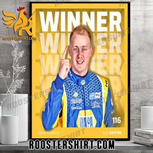 Ashley Sutton Takes The Win In Round 29 BTCC Champions 2023 Poster Canvas