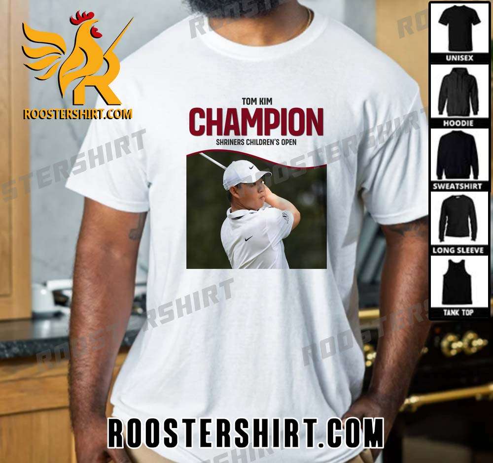 Back To Back In Vegas Tom Kim Shriners Children's Open Champions 2023 T-Shirt