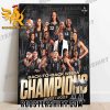 Back To Back Las Vegas Aces Champions 2023 WNBA Poster Canvas