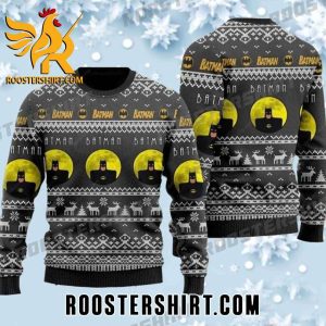 Batman Icon Mix Christmas Pattern Ugly Sweater