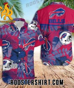 Buffalo Bills Logo And Helmet Pattern Hawaiian Shirt
