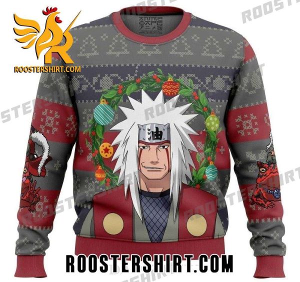 Buy Now Jiraiya Portrait In Naruto Ugly Sweater Gift For Fans