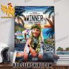 CONGRATS LUCY CHARLES-BARCLAY WINS THE IRONMAN WORLD CHAMPIONSHIP 2023 POSTER CANVAS