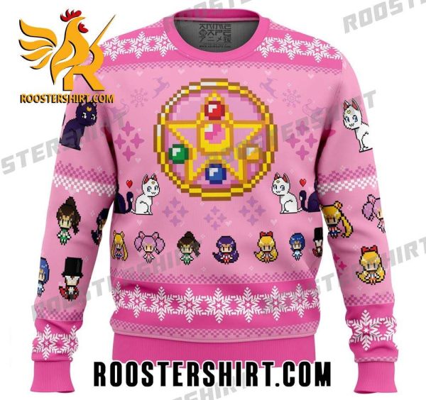 Characters Sailor Moon Chibi Ugly Christmas Sweater