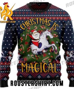 Christmas Is Magical Unicorn Ugly Christmas Sweater