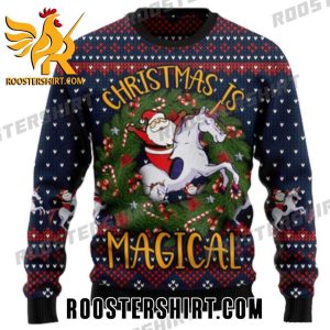 Christmas Is Magical Unicorn Ugly Christmas Sweater