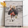 Coach Mark Richt and Terrence Edwards Hall of Fame Signature Poster Canvas