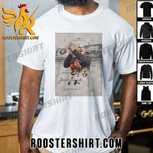 Coach Mark Richt and Terrence Edwards Hall of Fame Signature T-Shirt