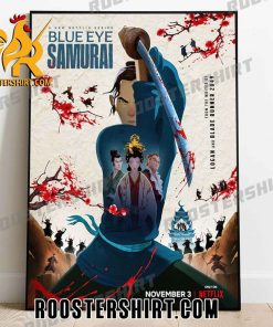 Coming Soon Blue Eye Samurai Official Poster Canvas
