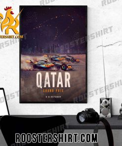Coming Soon McLaren Qatar GP 2023 Poster Canvas