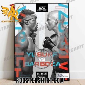 Coming Soon Sodiq Yusuff Vs Edson Barboza at UFC Vegas 81 Poster Canvas