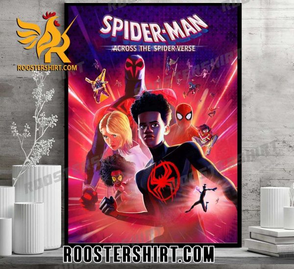 Coming Soon Spider-Man Across The Spider-Verse Poster Canvas