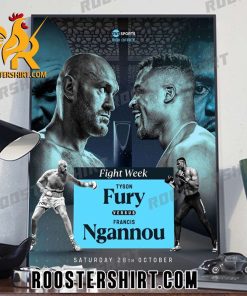 Coming Soon Tyson Fury Vs Francis Ngannou Poster Canvas