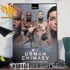 Coming Soon Usman vs Chimaev At UFC 294 Poster Canvas With New Design