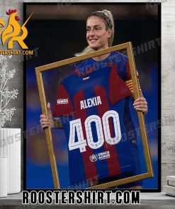 Congrats Alexia Putellas 400 Game Poster Canvas