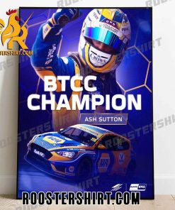 Congrats Ashley Sutton Champions 2023 British Touring Car Championship Poster Canvas