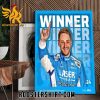 Congrats Jake Hill Victory 2023 BTCC Championship Poster Canvas