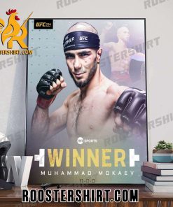 Congrats Muhammad Mokaev Remains Undefeated UFC 294 Poster Canvas