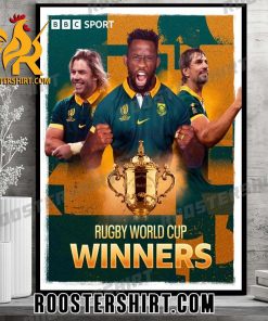 Congrats South Africa have won the men’s Rugby World Cup for a record fourth time Poster Canvas