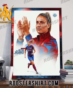 Congratulations Alexia Putellas 182 Goals For Barcelona Poster Canvas