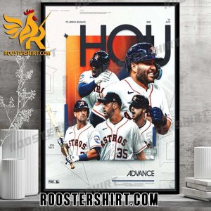 Congratulations Houston Astros Advances To Their 7th Straight ALCS Poster Canvas