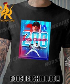 Congratulations Jesus Luzardo 200 Season Strikeouts Miami Marlins T-Shirt