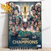 Congratulations Kings Of Rugby South Africa Champs 2023 World Champions Poster Canvas