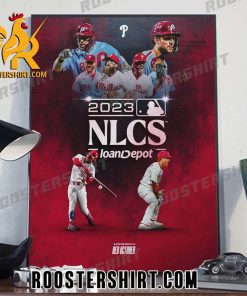 Congratulations Philadelphia Phillies Team NLCS 2023 MLB Red October Poster Canvas