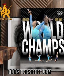 Congratulations Team USA World Champions 2023 USA Gymnastics Poster Canvas
