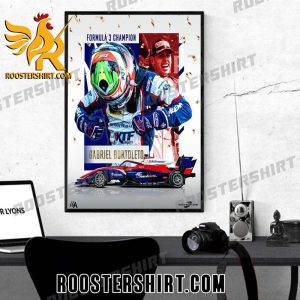 Congratulations to Gabriel Bortoleto and Trident, 2023 winners Formula 3 Champions Poster Canvas