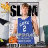 Cooper Flagg officially commits to Duke and is on the cover of SLAM 247 Poster Canvas