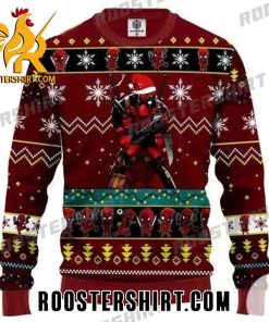 Deadpool Fights Xmas Ugly Sweater