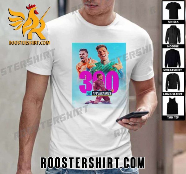 Ederson Moraes is set to make his 300th City appearance T-Shirt