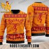 Fireball Ugly Christmas Sweater Custom Name On Back