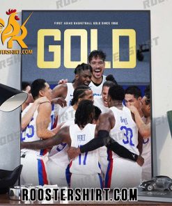 Firts Asian Basketball Gold Since 1962 Gold Gilas Pilipinas Poster Canvas