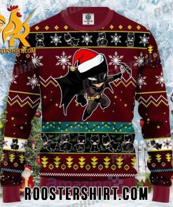 Funny Batman Chibi Cosplay Santa Ugly Christmas Sweater