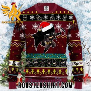 Funny Batman Chibi Cosplay Santa Ugly Christmas Sweater