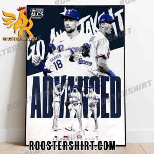 Go And Take It Texas Rangers Advanced ALCS 2023 Poster Canvas