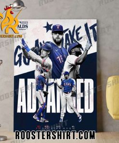 Go And Take It Texas Rangers Advanced ALDS 2023 Poster Canvas