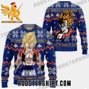 Gogeta Dragon Ball Anime Xmas Ugly Christmas Sweater