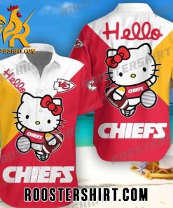 Hello Kitty Cosplay Chiefs Player NFL Hawaiian Shirt