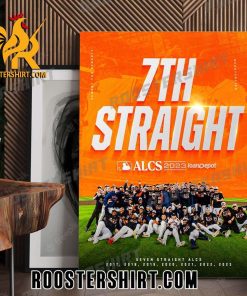 Houston Astros 7th Straight ALCS 2023 Poster Canvas