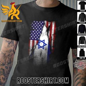 I Stand With Israel X American Flag Vintage T-Shirt