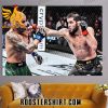 Islam Makhachev has defeated Alexander Volkanovski at UFC 294 Poster Canvas