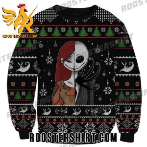 Jack Skellington Mix Sally New Design The Nightmare Before Christmas Ugly Sweater
