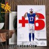 Josh Allen QB1 For 6 Buffalo Bills Poster Canvas